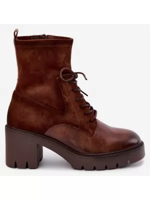 Dámské kotníkové boty VINCEZA 58665 BROWN