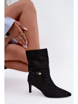 Dámské kotníkové boty BOTO 6519 BLACK