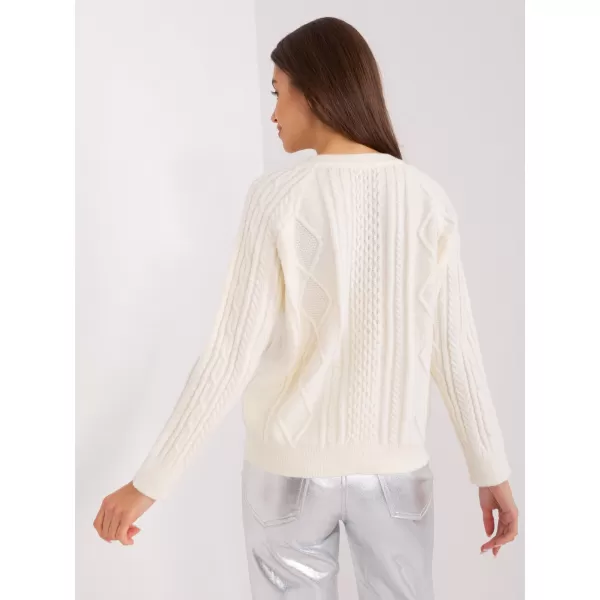  Dámský svetr WOOL FASHION ITALIA AT-SW-2346-2.99P ECRU 