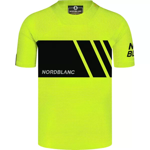  Pánské funkční cyklo tričko NORDBLANC MUD NBSMF8083 ZÁŘIVĚ ŽLUTÁ 