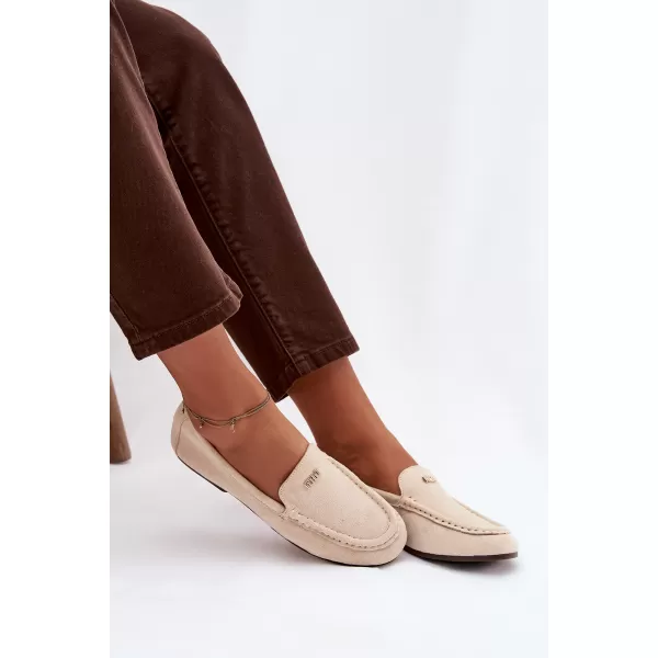  Dámské mokasíny BOTO QQ-273 BEIGE 