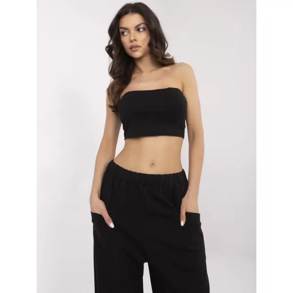  Dámské kalhoty RUE PARIS RV-DR-9719-1.22 BLACK 