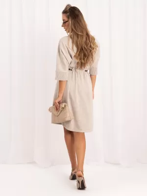 Dámské šaty ITALY MODA IR-SK-W2539.11 BEIGE