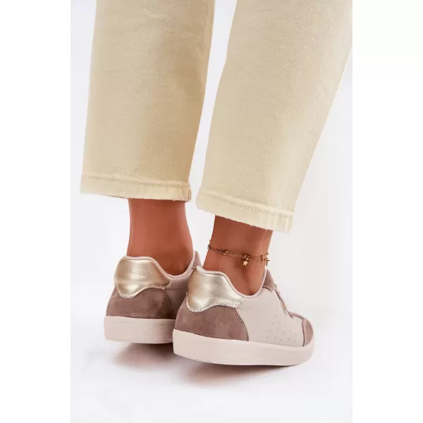  Dámské tenisky S.BARSKI LR61-7091 BEIGE 