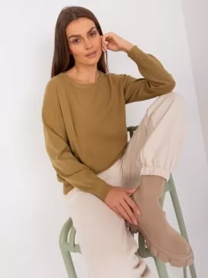 Dámský svetr WOOL FASHION ITALIA AT-SW-2325.95P OLIVE