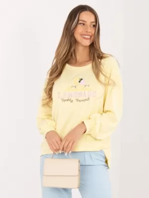 Dámská mikina RUE PARIS RV-BL-A1218.11P BRIGHT YELLOW