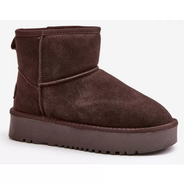  Dámské sněhule BOTO NN605 BROWN 