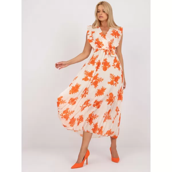  Dámské šaty ITALY MODA DHJ-SK-13166.94P ORANGE 
