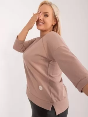 Dámská halenka RELEVANCE RV-BZ-9221.95 DARK BEIGE