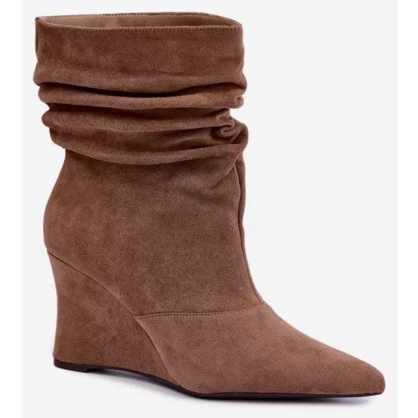  Dámské kotníkové boty BOTO D-273 BEIGE 