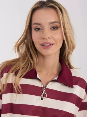 Dámská halenka ITALY MODA IT-BZ-9981.06 BURGUNDY
