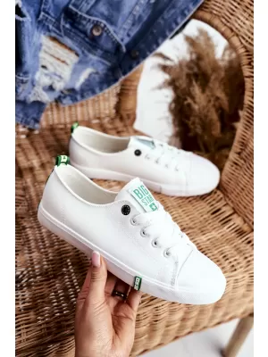 Dámské tenisky BIG STAR SHOES GG274006 WHITE/GREEN