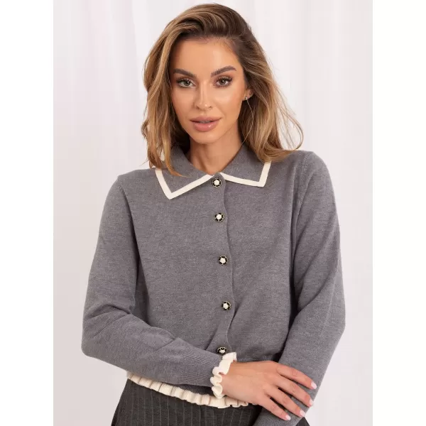  Dámský svetr ITALY MODA IR-SW-QF9581.13 GRAY 
