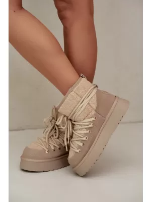 Dámské sněhule D&A GR62-6021 BEIGE