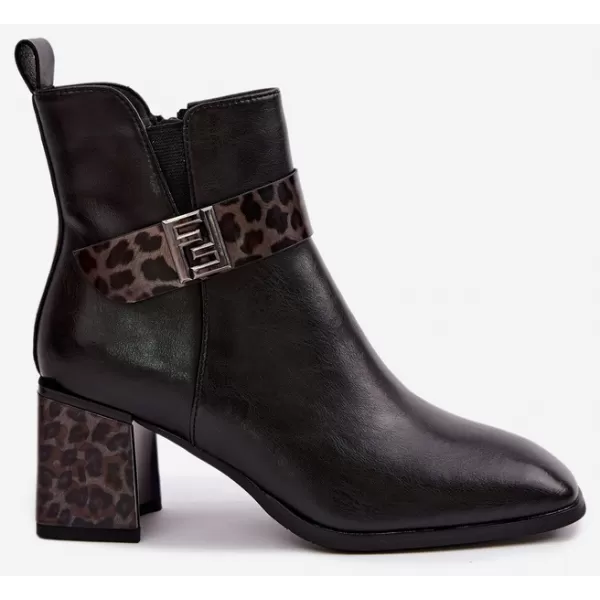  Dámské kotníkové boty ARTIKER 57C0008 BLACK 