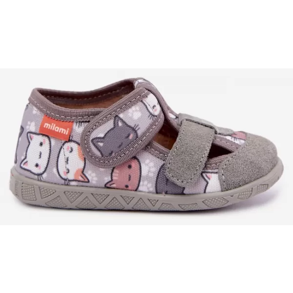  Dětské pantofle MILAMI 118/BR-34 GREY 