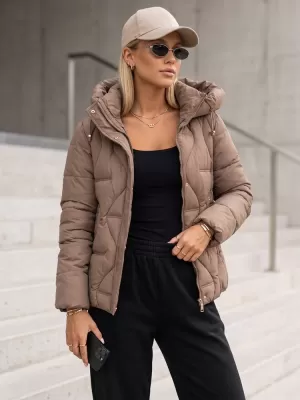 Dámská bunda DSTREET BÉŽOVÁ
