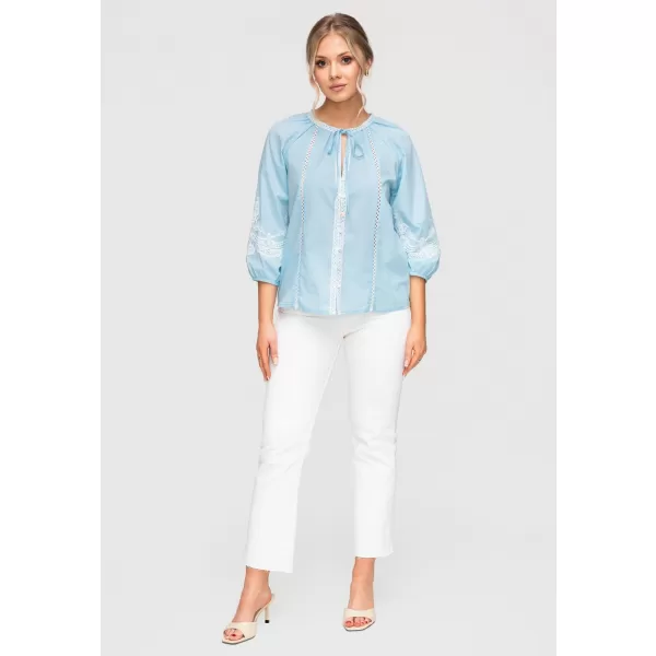  Dámská košile LARICA OW-SH-E0042 BLUE 