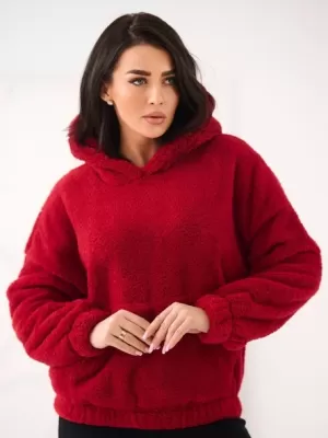 Dámská mikina FACTORY PRICE CS-BL-BT1029.97P DARK RED