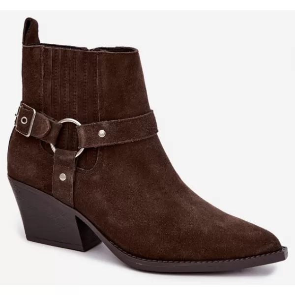  Dámské kotníkové boty BOTO NC1360K BROWN 