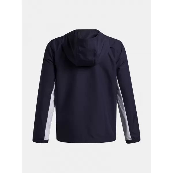  Chalepcká bunda UNDER ARMOUR UA B RIVAL WVN JACKET 1390154-410 MODRÁ 