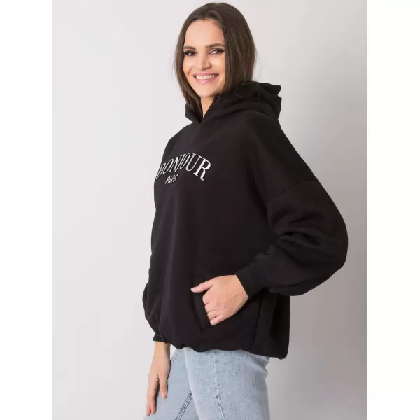  Dámská mikina RUE PARIS RV-BL-7357.35X NOIRE 