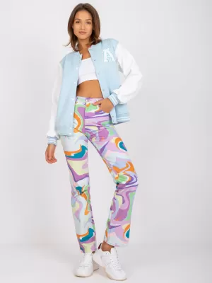 Dámská mikina EX MODA EM-BL-697.88 LIGHT BLUE