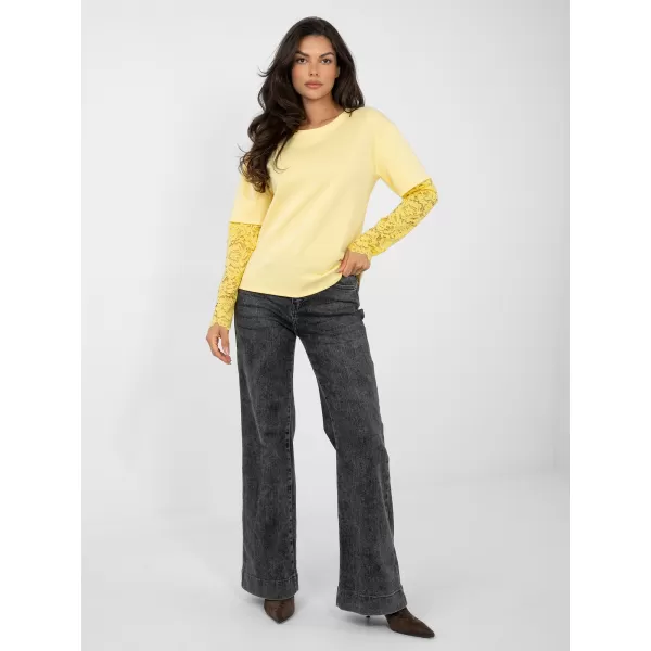  Dámská halenka FACTORY PRICE IT-BZ-22128.27 BRIGHT YELLOW 