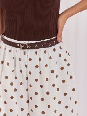 Dámské kalhoty ITALY MODA MO-SP-13588.95 ECRU
