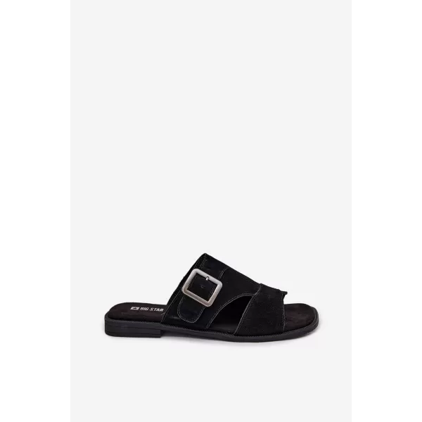  Dámské pantofle BIG STAR SHOES TT274477 BLACK 
