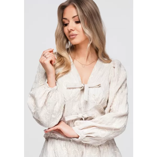  Dámská blůza OMBRE OW-TS-E0060 BEIGE 