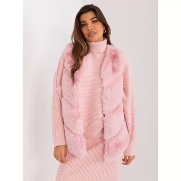  Dámská vesta WOOL FASHION ITALIA AT-KZ-2349.00P BRIGHT PINK 
