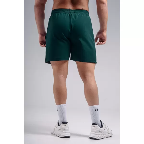  Oversized tréninkové šortky NEBBIA PRIMAL 876 DARK GREEN 
