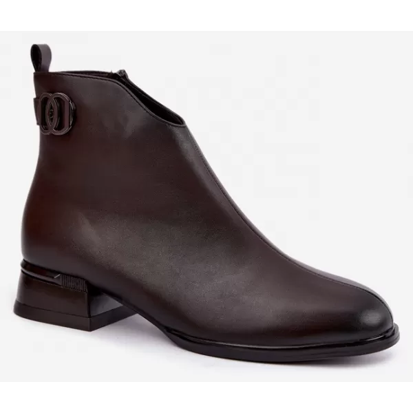  Dámské kotníkové boty VINCEZA 58692 CHOCOLATE 