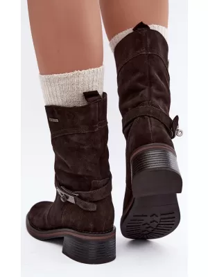 Dámské boty BIG STAR SHOES UU274609 BROWN/BEIGE