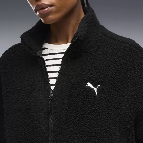  Dámská bunda PUMA RE:FIBRE SHERPA JACKET W 69456701 PUMA BLACK 