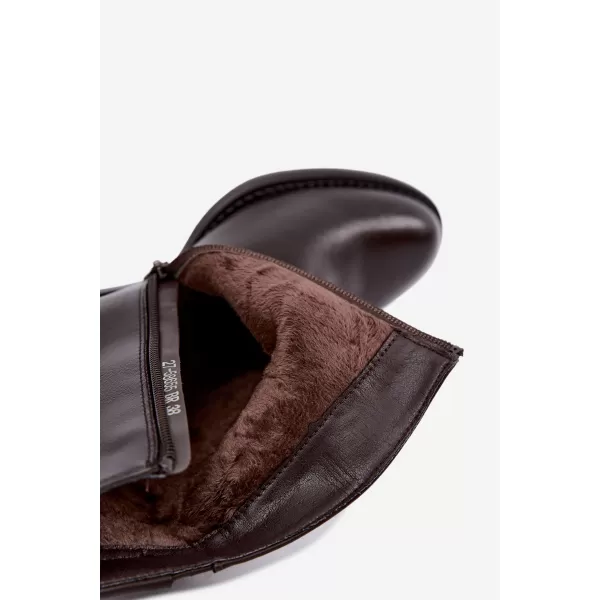  Dámské kozačky VINCEZA 58655 BROWN 
