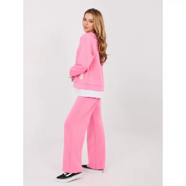  Dámská tepláková souprava RUE PARIS IT-KMPL-22230.64 DARK PINK 