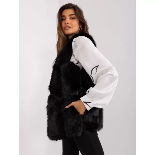  Dámská vesta WOOL FASHION ITALIA AT-KZ-2375.00P NOIRE 