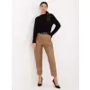 Dámské kalhoty RUE PARIS IT-SP-FL8576.06P BROWN