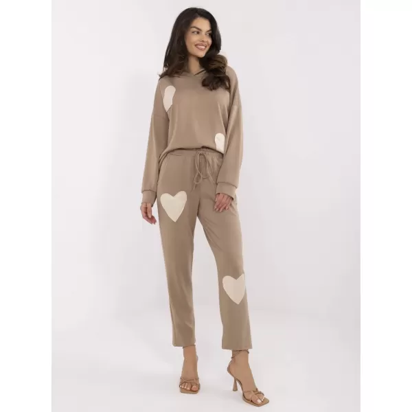  Dámský set ITALY MODA MI-KMPL-M61431.68P DARK BEIGE 