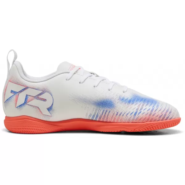  Dětské sálovky PUMA FUTURE 8 PLAY IT JR 108627-01 WHITE/BLACK/GLOWING RED 