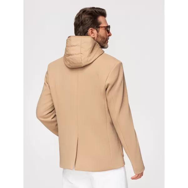  Pánská bunda OMBRE M167 LIGHT BROWN 
