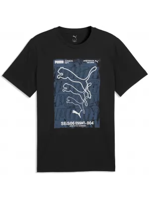 Pánské triko PUMA GRAPHICS BOX TEE 69436601 PUMA BLACK