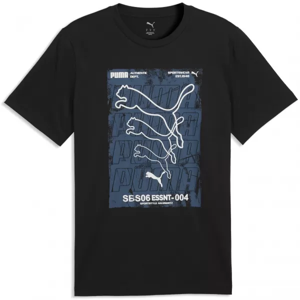  Pánské triko PUMA GRAPHICS BOX TEE 69436601 PUMA BLACK 