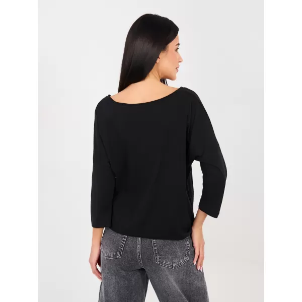  Dámské triko RUE PARIS RV-BZ-A1091.16 BLACK 