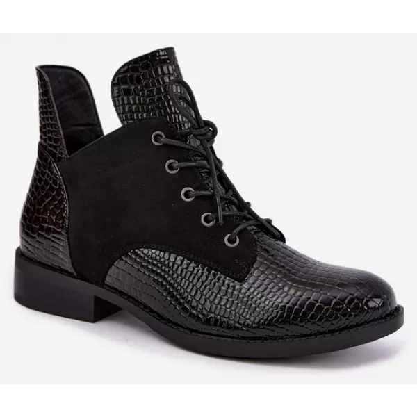  Dámské kotníkové boty VINCEZA 16524 BLACK 