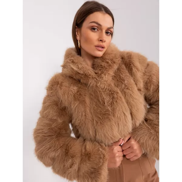  Dámská bunda WOOL FASHION ITALIA AT-KR-2378.97P CAMEL 