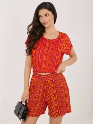 Dámské kraťasy SUBLEVEL D73771M62489KD ORANGE