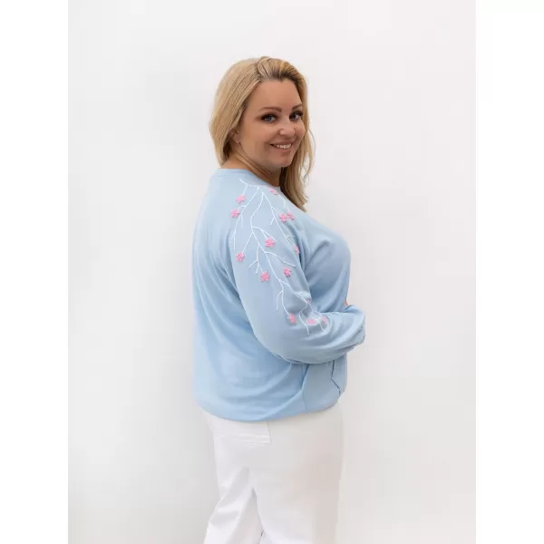  Dámská mikina RELEVANCE RV-BL-A1210.98 LIGHT BLUE 